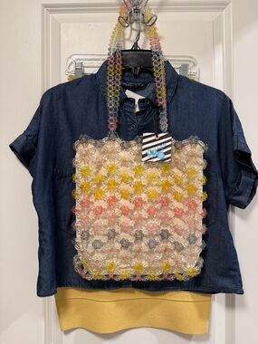 Flower Power Beaded Bag